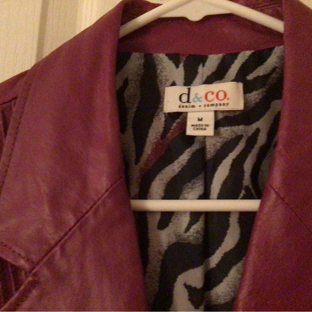 Leather jacket
